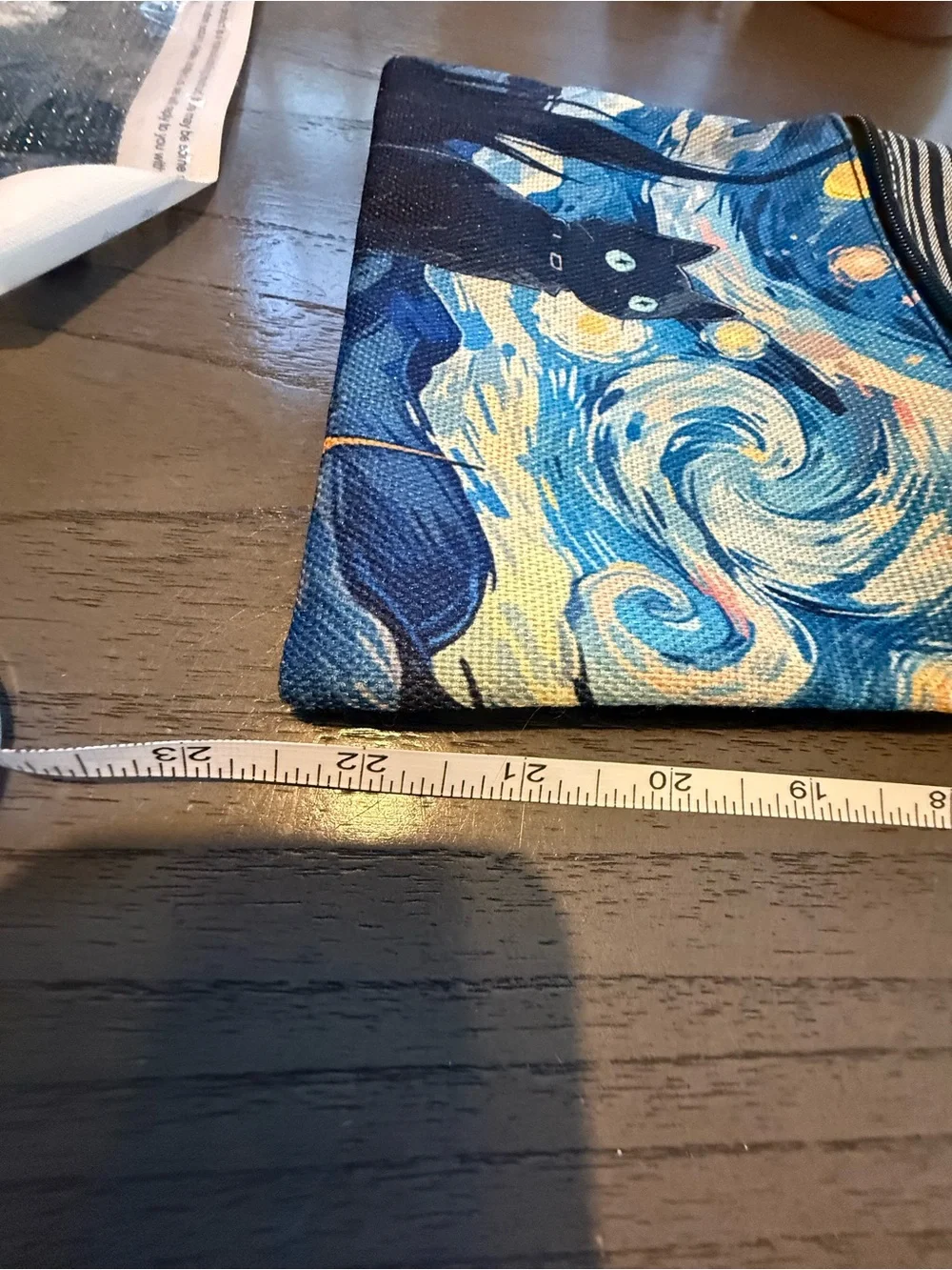 Starry Night Cat Crossbody Bag - Blue & Black
